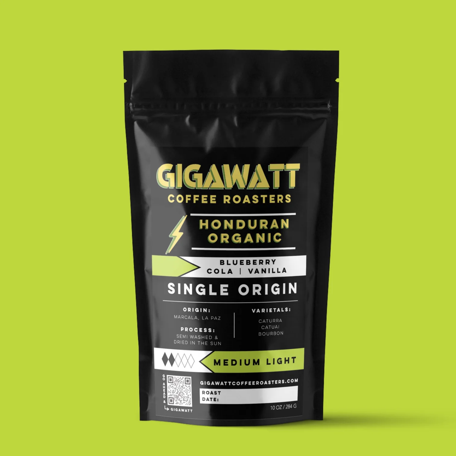 Honduran Organic coffee by Gigawatt Coffee Roasters